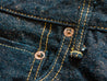 【ONI DENIM】902-CCD-MOCA Moca Weft Crushed Concrete Denim 15oz High Tapered Jeans
