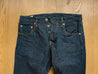 【ONI DENIM】902-CCD-MOCA Moca Weft Crushed Concrete Denim 15oz High Tapered Jeans