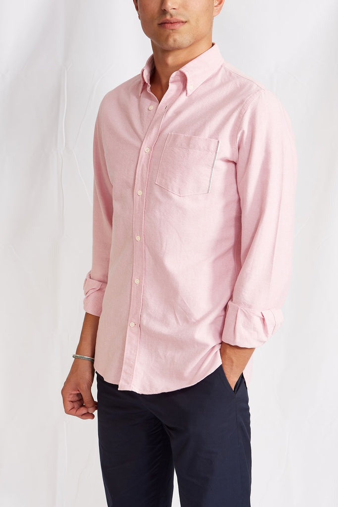 【ABCL Garments】BD 1112 Pale Pink Selvedge Oxford Shirt
