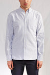 【ABCL Garments】BD 1214 Selvedge Oxford Blue Stripe Shirt