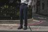 【ABCL Garments】ALVISE Hemp Cotton Navy 海藍色棉麻混紡休閒西裝長褲