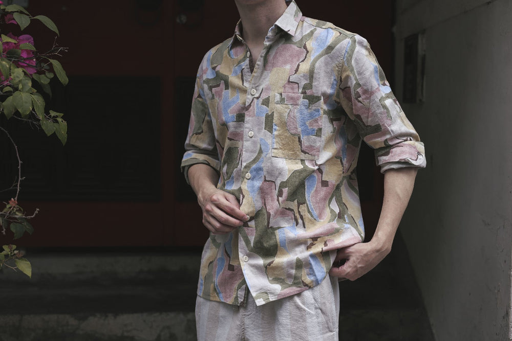 【ABCL Garments】CALI Pale Print Shirt