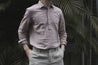 【ABCL Garments】POP OVER Chambray Washer Dusty Pink Shirt