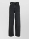 【A.P.C.】Jean Fairfax LE NOIR DELAVE Washed Black Relax Straight Jeans