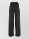 【A.P.C.】Jean Fairfax LE NOIR DELAVE Washed Black Relax Straight Jeans