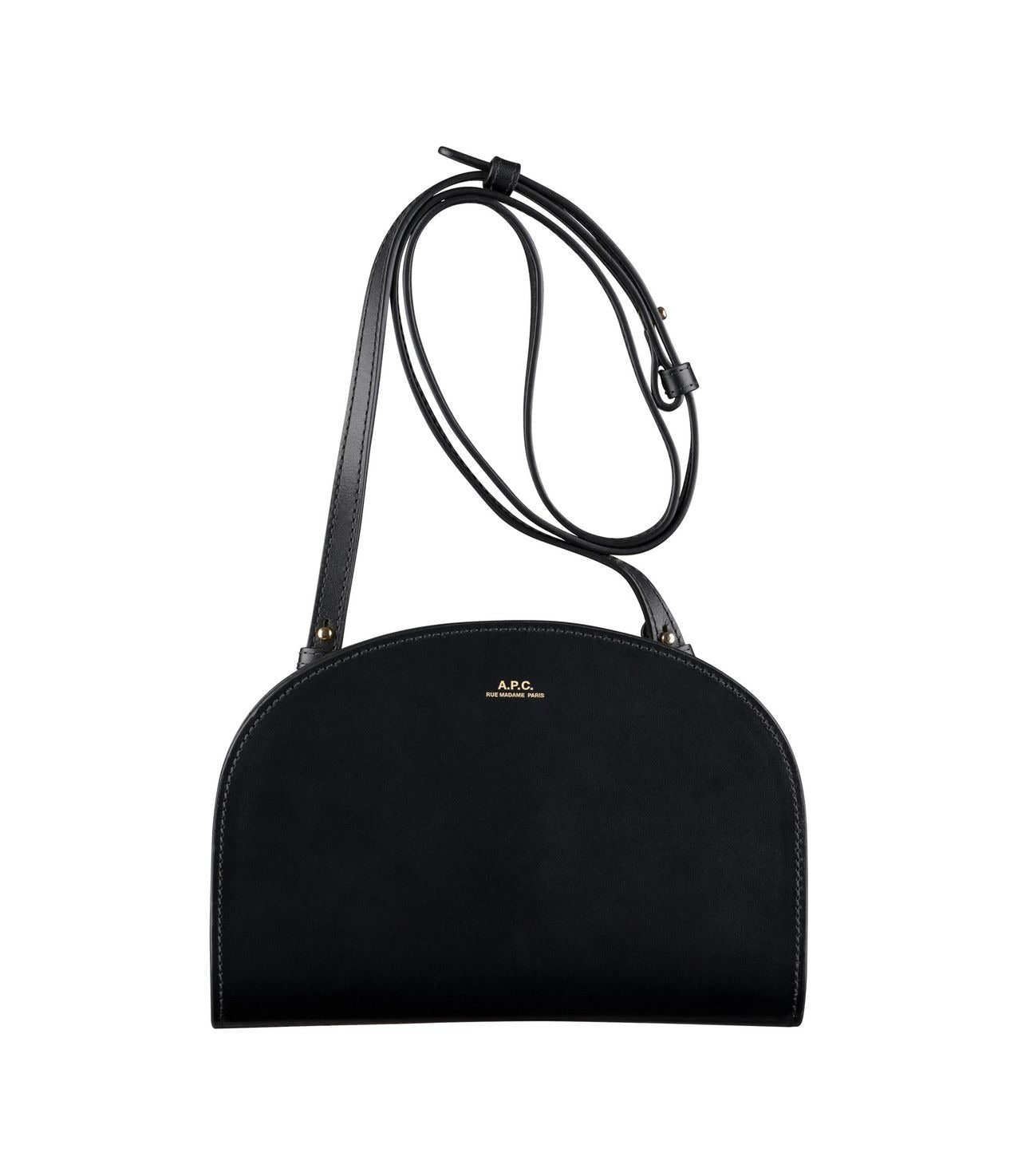 トートバッグ A.P.C. Demi-Lune Clutch Black A.P.C.】DEMI-LUNE CLUTCH – Blue Beach Denim
