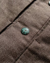 【WYTHE】Japanese Moleskin Wabash Stripe Ranch Jacket Espresso Brown
