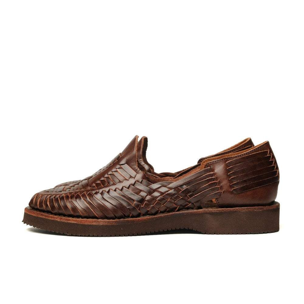 YUKETEN　サンダル Yuketen】Alejandro Brown Huarache Sandals – Blue Beach Denim