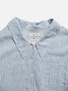 【Nudie Jeans】 Amalia Indigo Striped Shirt Blue/Offwhite 