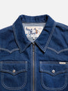 【Nudie Jeans】Anja Western Denim Jacket Blue