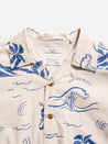 【Nudie Jeans】Arvid Waves Hawaii Shirt Ecru 