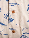 【Nudie Jeans】Arvid Waves Hawaii Shirt Ecru 