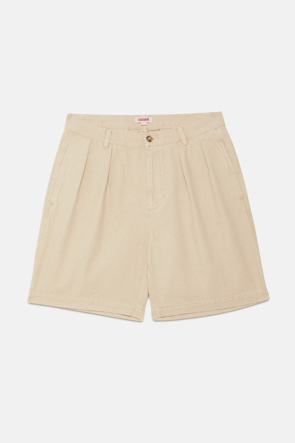 【Baracuta】Canvas Garment Dyed Shorts British Khaki 顏料染帆布短褲英國卡其色