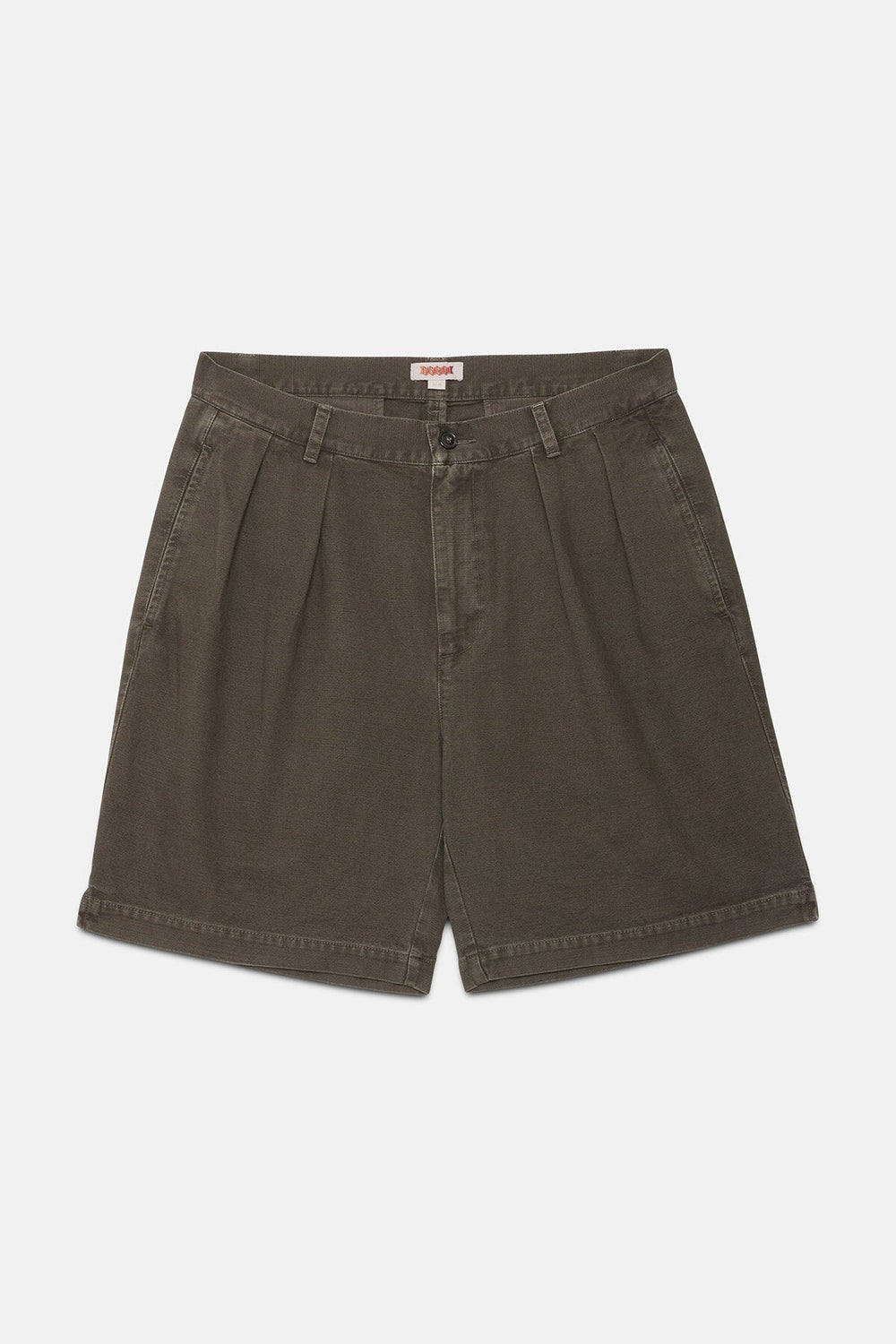 【Baracuta】Canvas Garment Dyed Shorts Faded Black 顏料染帆布短褲褪黑色