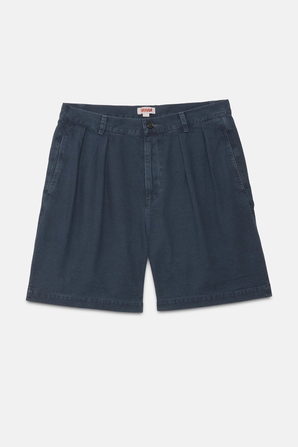 【Baracuta】Canvas Garment Dyed Shorts Sea Storm 顏料染帆布短褲暴雨藍