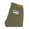 【Benzak Denim Developers】BC-04 RELAXED CHINO 8.5 oz. aged green sateen twill