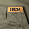 【Benzak Denim Developers】BC-04 RELAXED CHINO 8.5 oz. aged green sateen twill