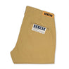 【Benzak Denim Developers】BC-04 RELAXED CHINO 8.5 oz. aged bronze brown sateen twill