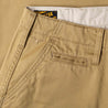 【Benzak Denim Developers】BC-04 RELAXED CHINO 8.5 oz. aged bronze brown sateen twill