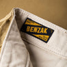 【Benzak Denim Developers】BC-04 RELAXED CHINO 8.5 oz. aged bronze brown sateen twill