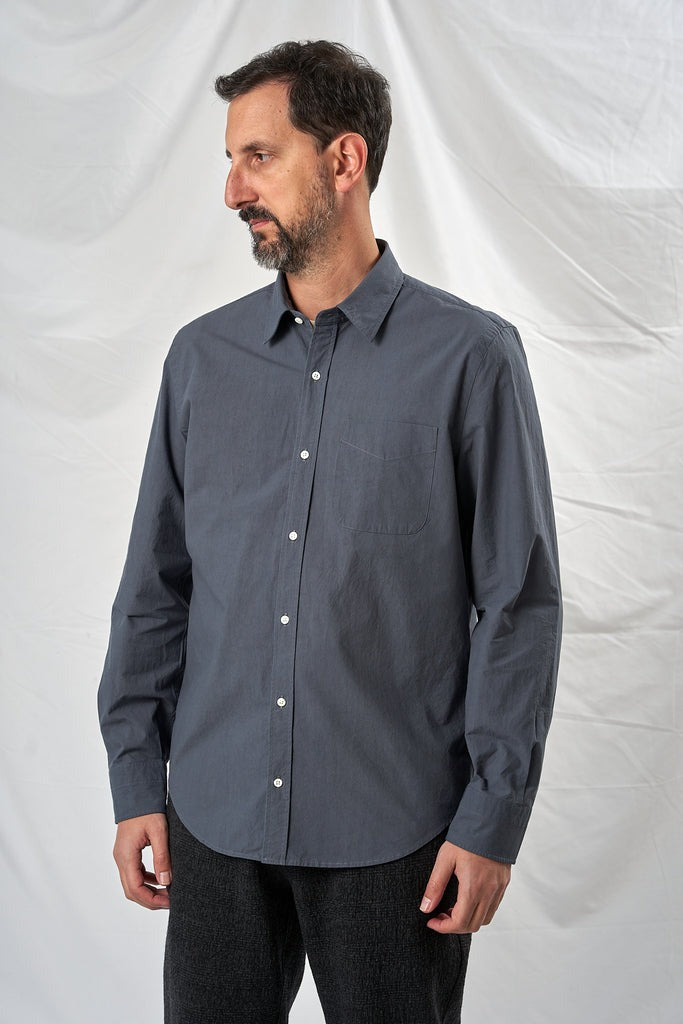 【ABCL Garments】BD 4220 Sunnydry Light Canvas Avio Blue Shirt