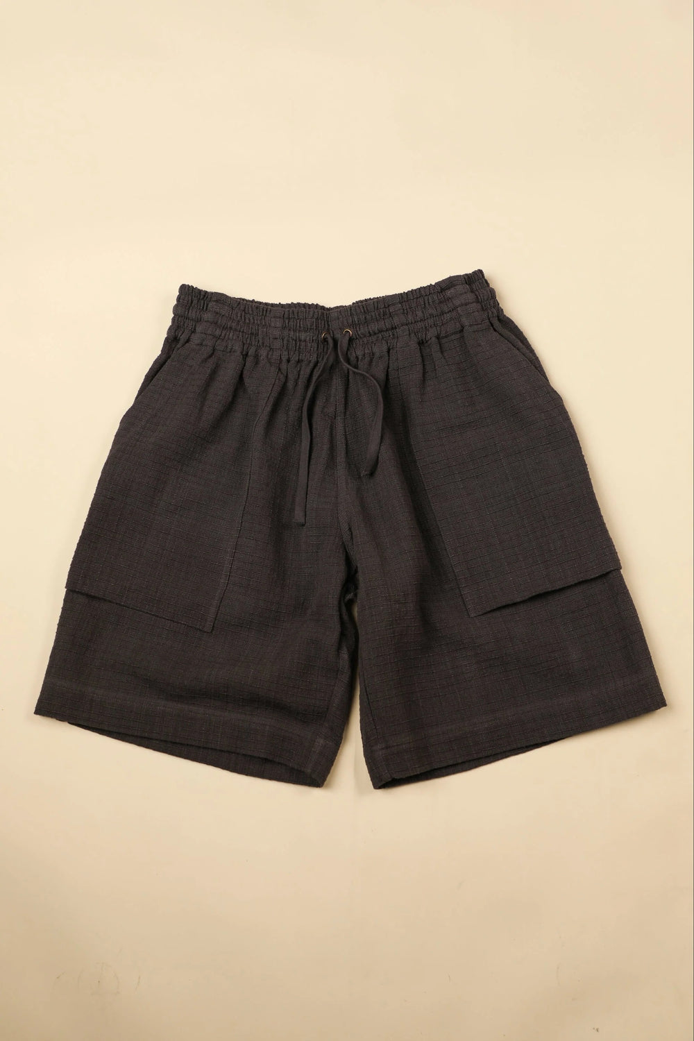 BIG EASY SHORT - Handwoven Ripstop Smoke