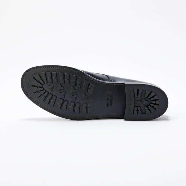 Brother Bridge】Albert Vintage Teacore Black Calf – Blue Beach Denim