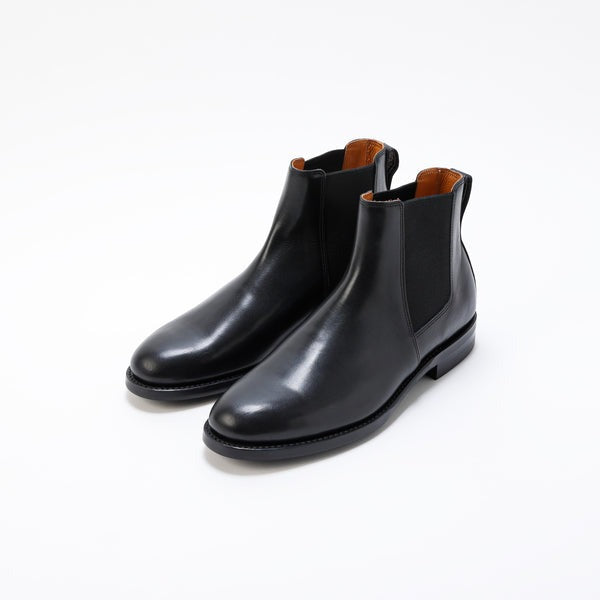 Brother Bridge】Albert Side Goa Boots Vintage Black Calf 黑色小