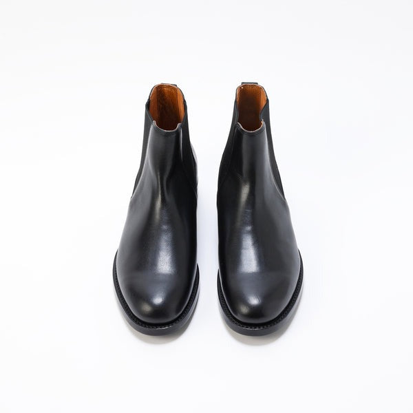 Brother Bridge】Albert Vintage Teacore Black Calf – Blue Beach Denim