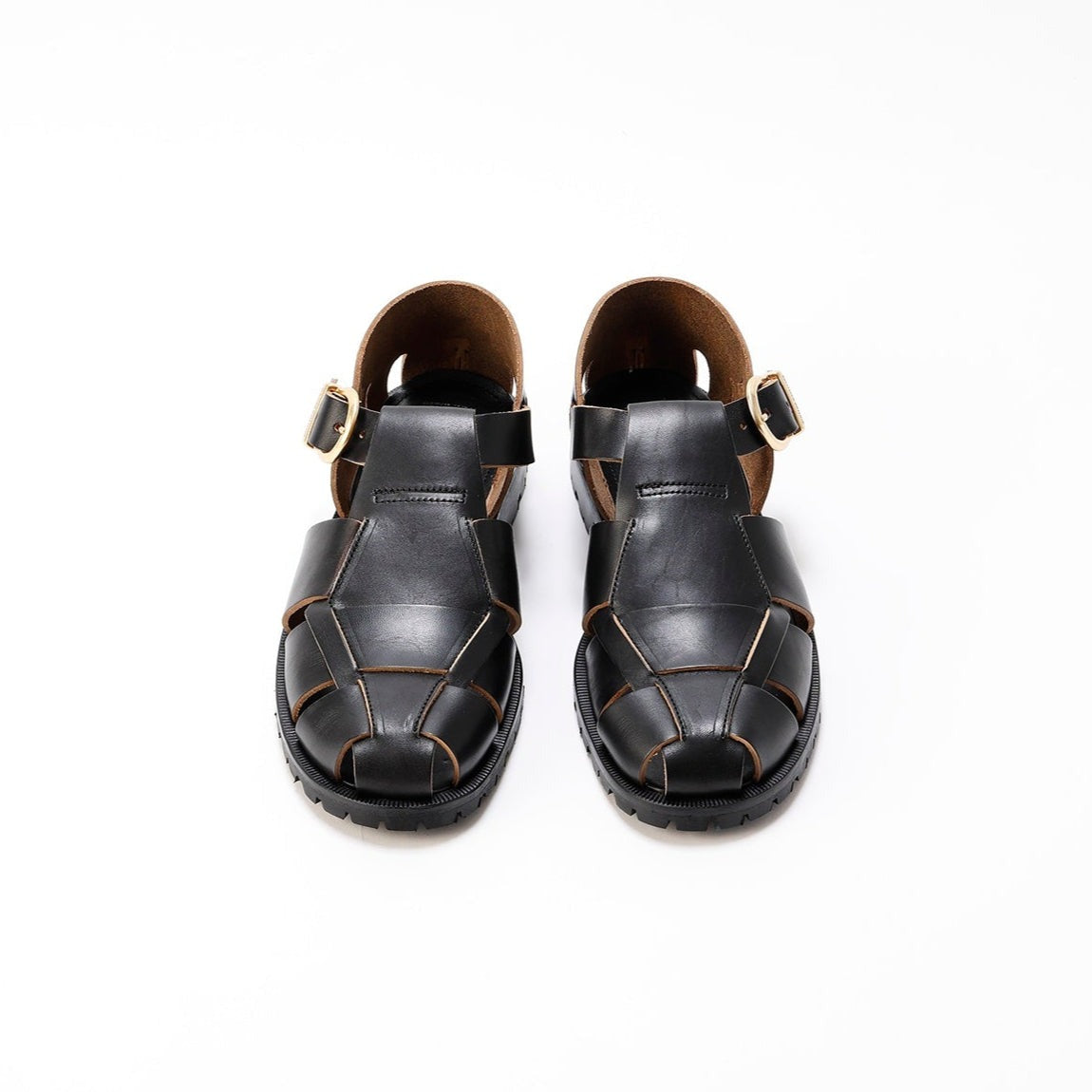 Brother Bridge】HEMINGWAY BLACK/HORSE BUTT SANDALS – Blue Beach Denim