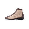 【Brother Bridge】Henry Beige Canvas Vachetta Brown Boxing Boots