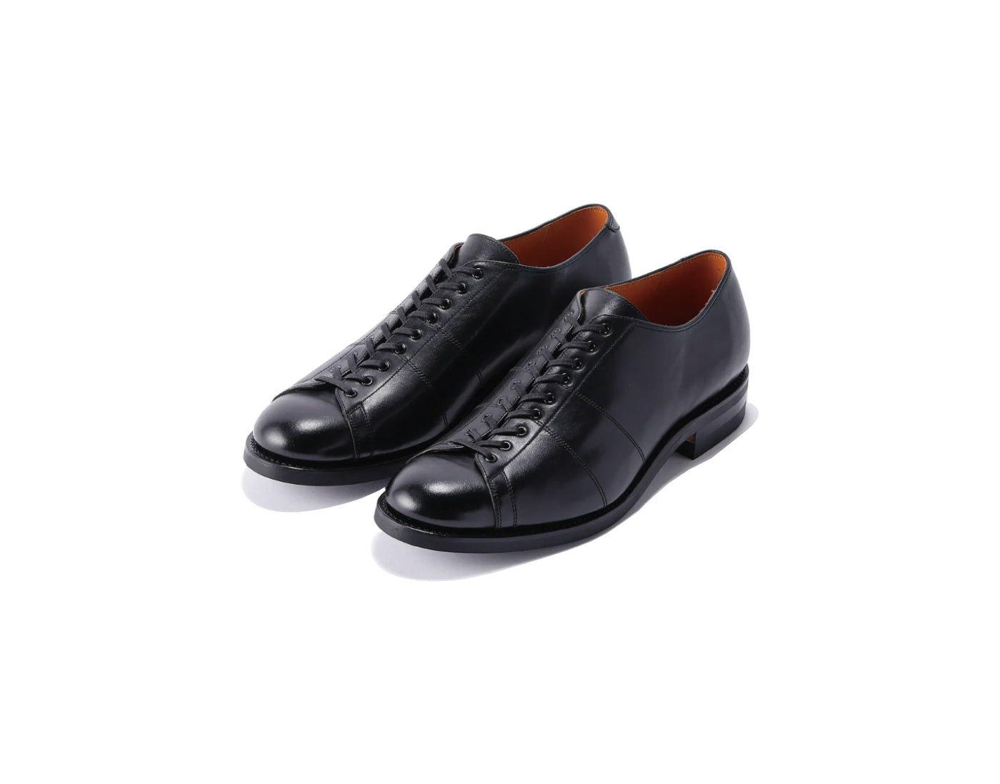 Brother Bridge】ALI II Vintage Black Calf Athletic Derby Shoes
