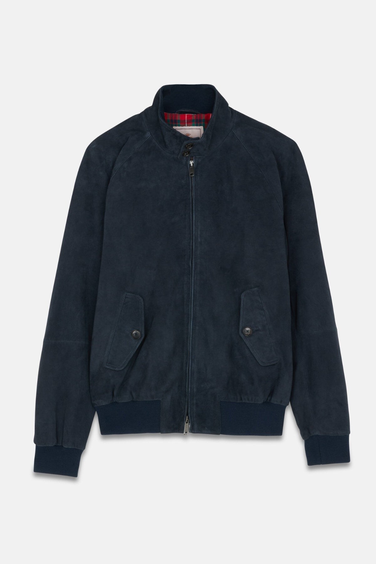 Baracuta Suede G9 Leather Jacket Navy G9 Blue Beach Denim