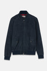 【Baracuta】Suede G9 Leather Jacket Navy 麂皮版G9哈靈頓夾克深海藍