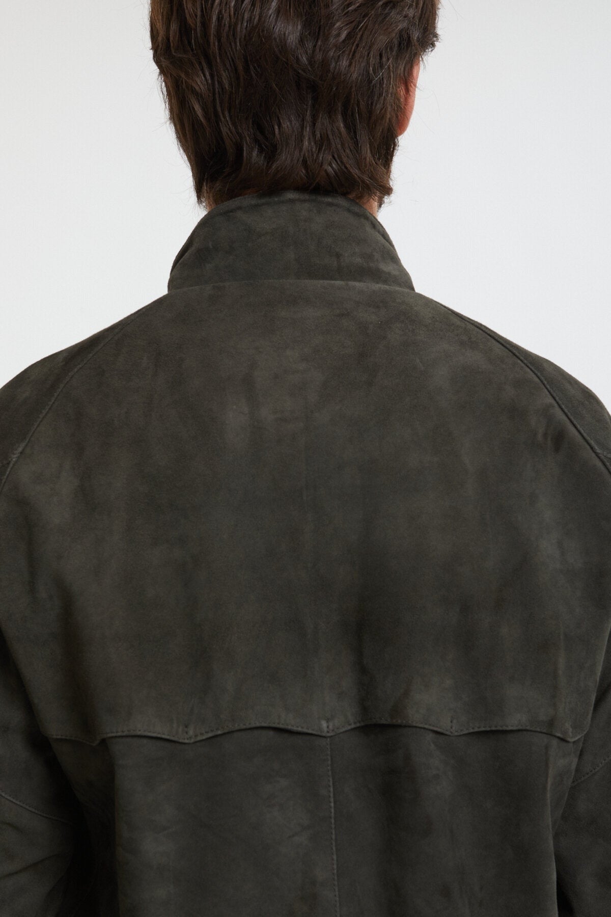 Women's Suede Leather Shirt Jacket - AMSHRTG – AMSTERDAM
