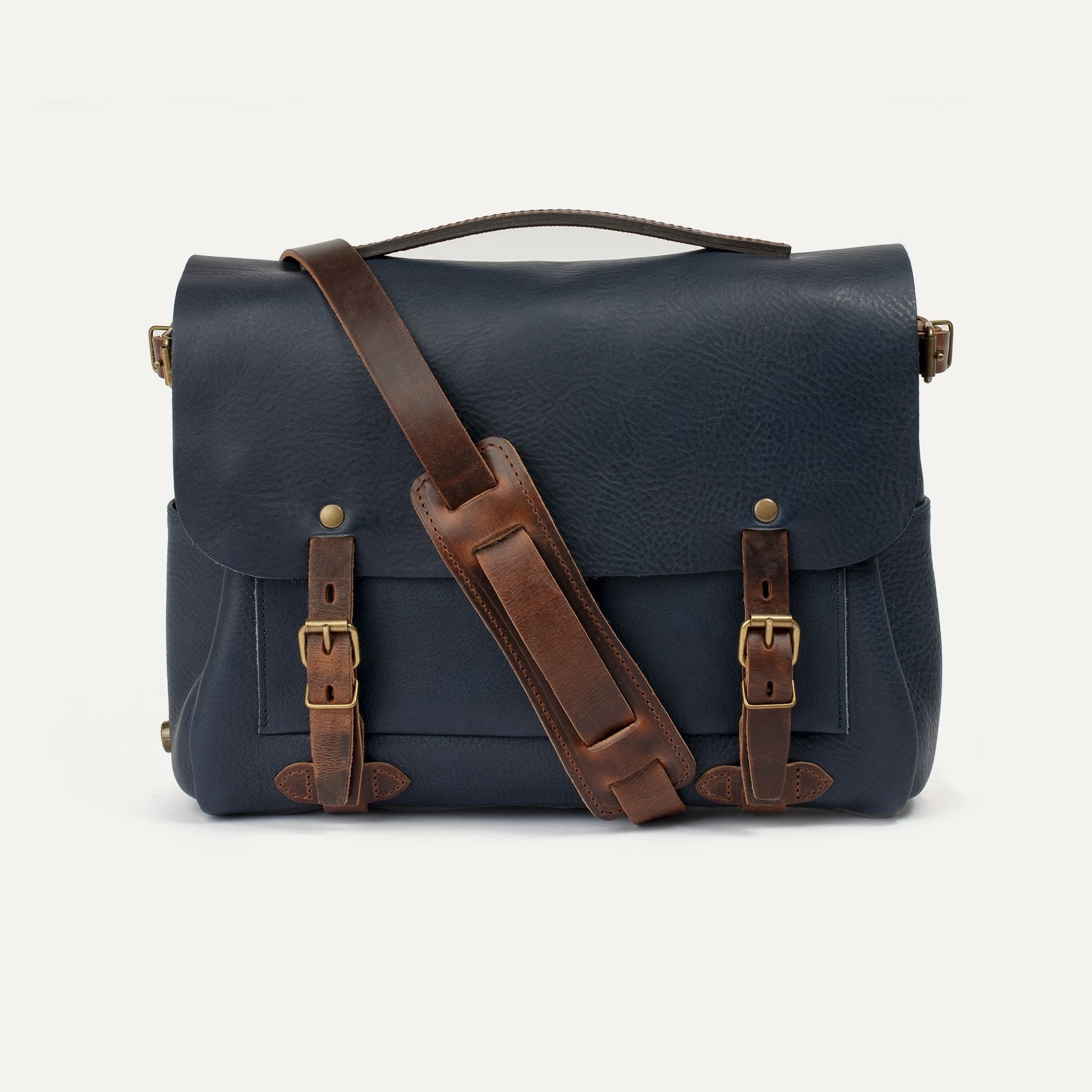 Bleu de Chauffe】Postman Bag Eclair M - Navy Blue – Blue Beach Denim