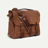 【Bleu de Chauffe】Postman Bag Eclair M - Amber Brown 