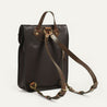 【Bleu de Chauffe】Puncho Leather Backpack - Dark Brown 
