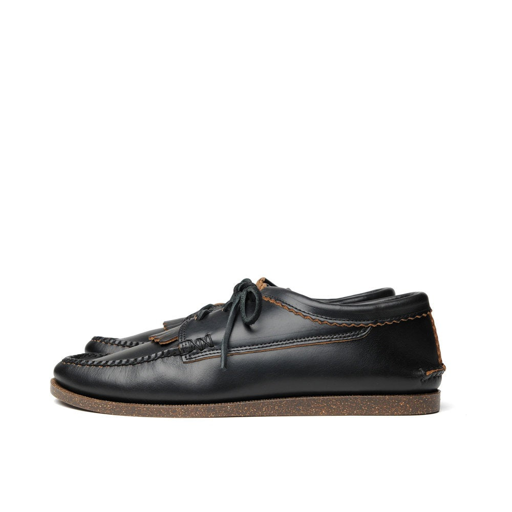 【Yuketen】Blucher with Kiltie with Camp Sole Black Chromexcel 
