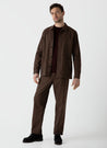 【Sunspel】Brushed Cotton Twin Pocket Jacket 