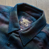 【Indigofera】Bryson Shirt Flannel Check Dark Green,Wine Black,Navy