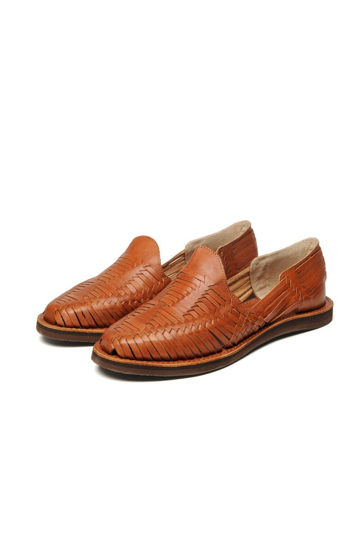 【CHAMULA】Cancun Red Brown Sandals 紅棕色墨西哥手工編織涼鞋