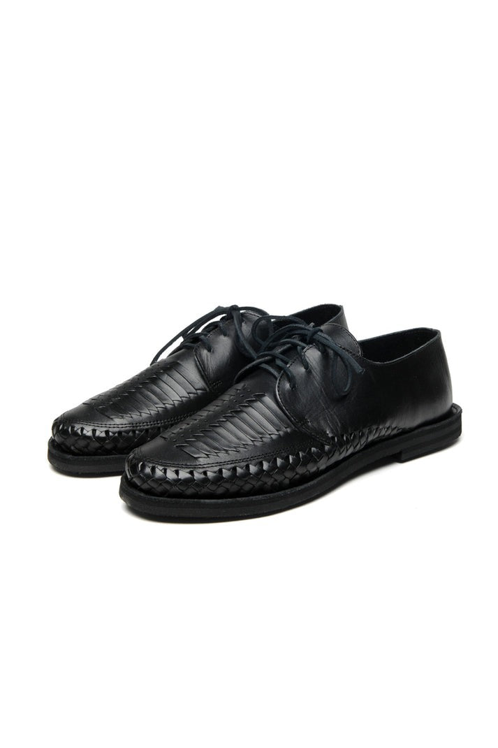 【CHAMULA】Veracruz Black Sandals 黑色墨西哥手工編織鞋