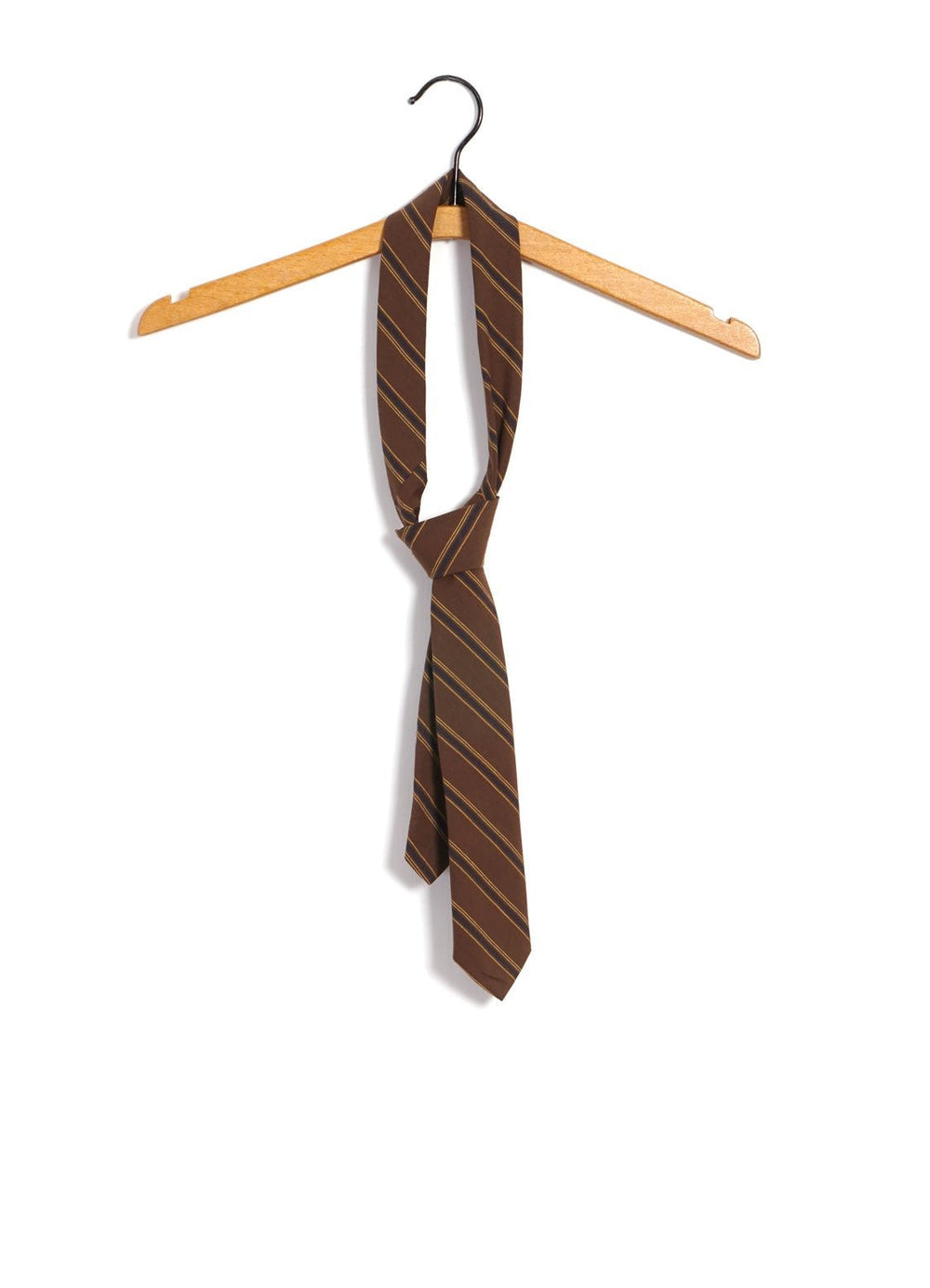 【Hansen Garments】STRIPED TIE BROWN STRIPES