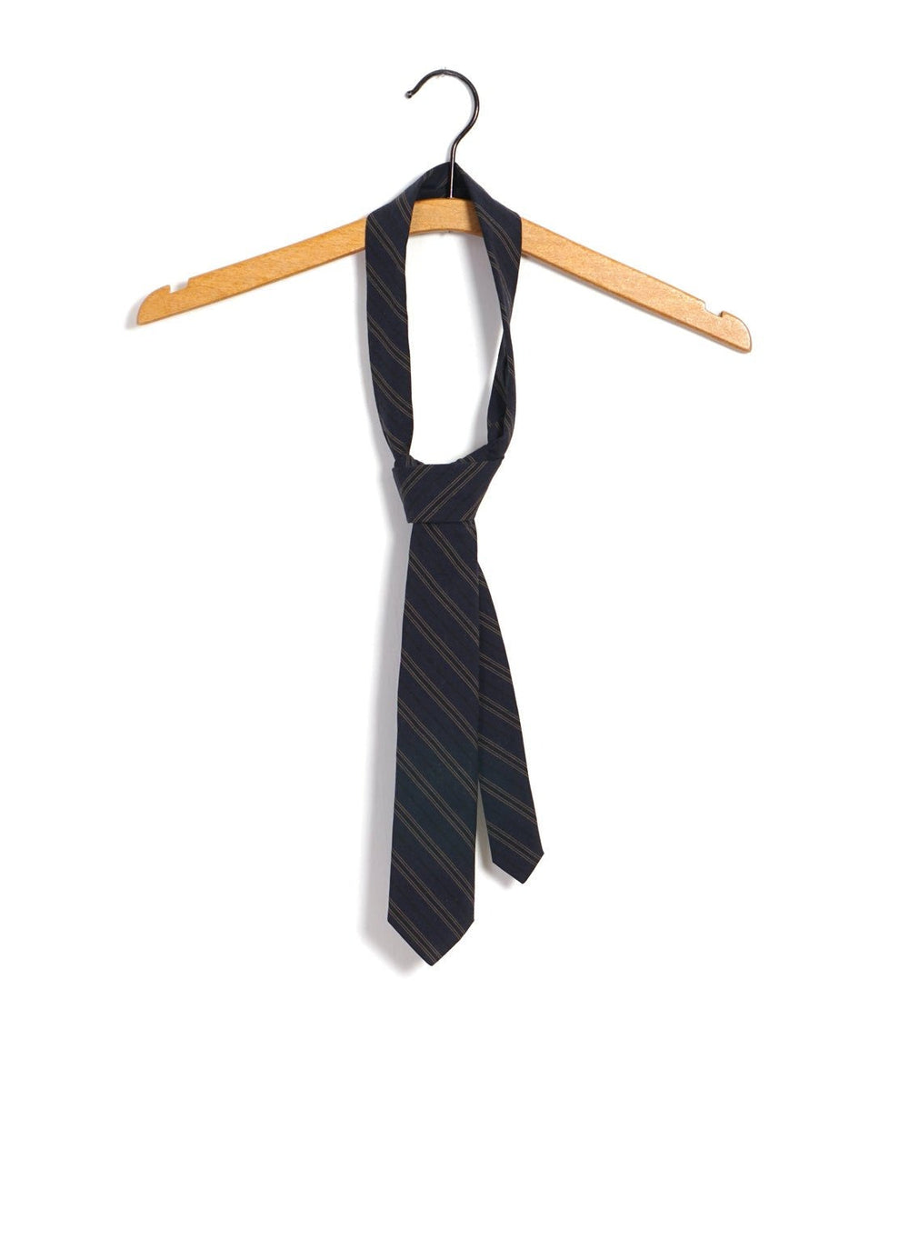 【Hansen Garments】STRIPED TIE NAVY STRIPES
