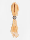 【Nudie Jeans】Concho Scarf Ornament Silver 義大利銀色領巾扣