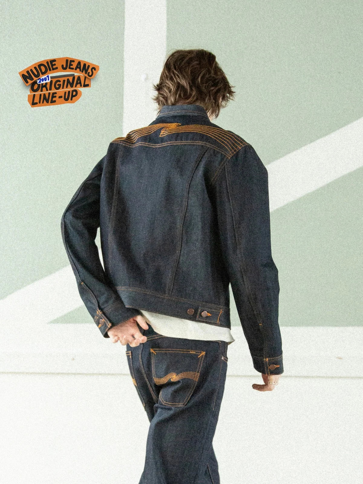Nudie Jeans】Conny Denim Jacket Dry One – Blue Beach Denim Nudie Jeans】Conny Denim Jacket Dry One – Blue Beach Denim