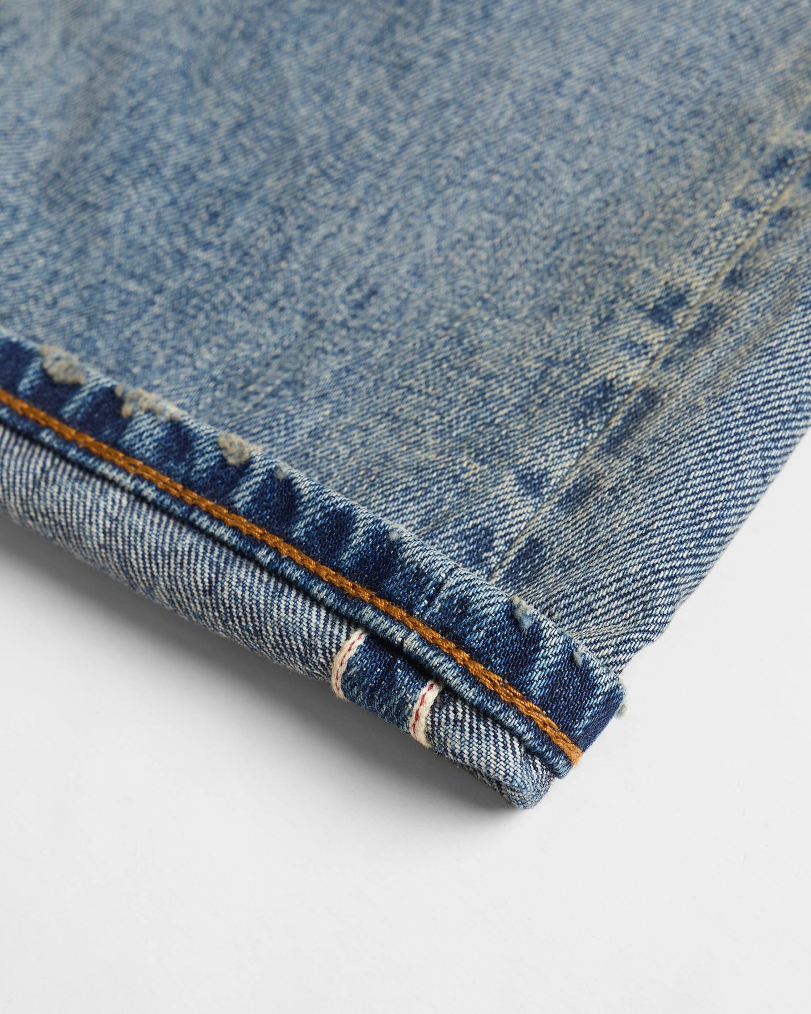 DENHAM】RAG R DEAN Vintage Patchwork - Loose Fit Jeans – Blue 