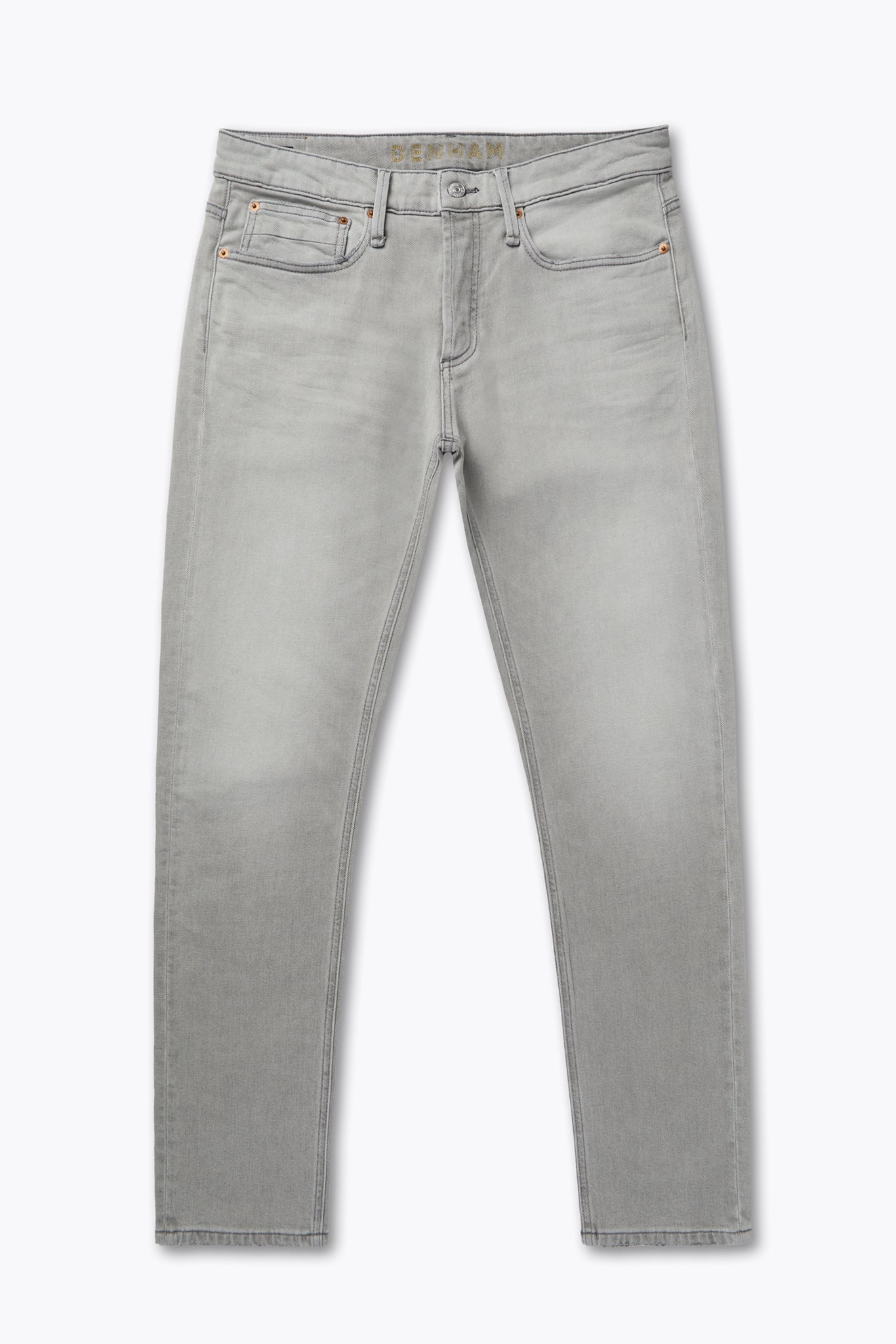 DENHAM】 Razor Authentic Worn Light Grey – Blue Beach Denim