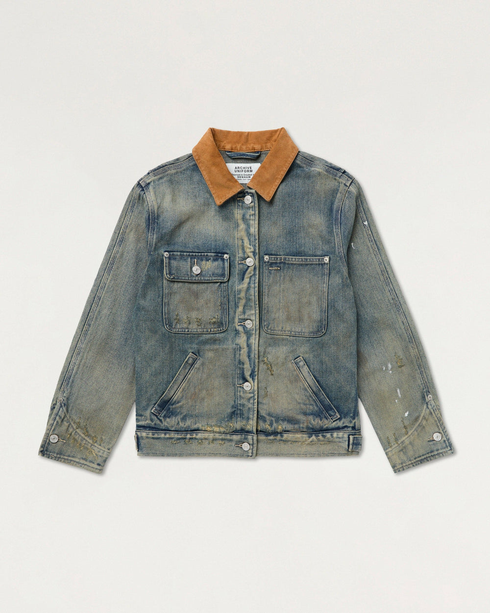 【DENHAM】Archive S2 JACKET Vintage Wash 重度作舊丹寧工作外套
